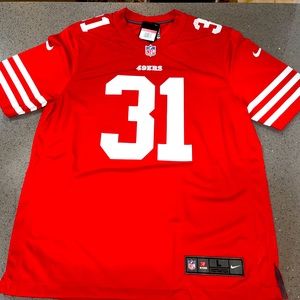 San Francisco 49ers Nike on the field jersey size large